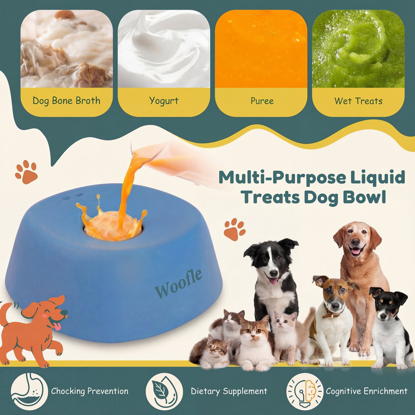 Woofle Calming Bowl